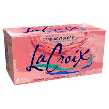 La Croix- Cran Raspberry Sparkling Water 8x355ml